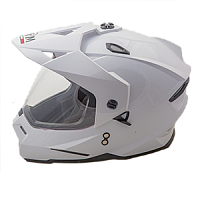  Шлем кроссовый AiM JK802Y White Glossy