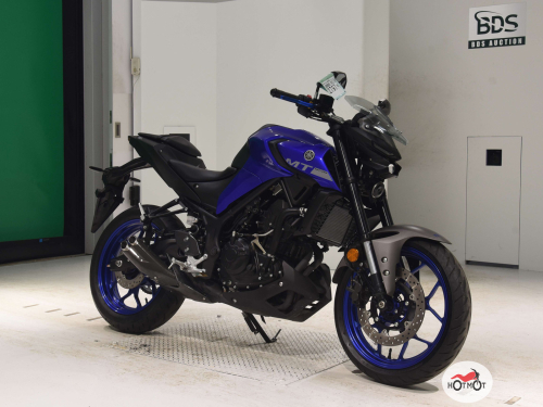 Мотоцикл YAMAHA MT-03 2020, Синий фото 3