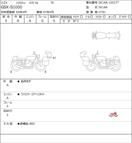 Мотоцикл SUZUKI GSX-S 1000 2023, Черный фото 6