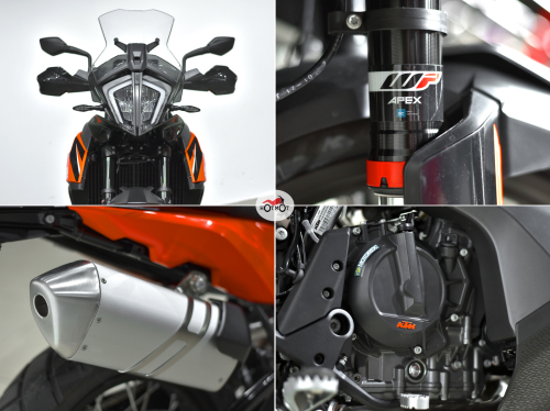 Мотоцикл KTM 890 Adventure 2021, Оранжевый фото 10