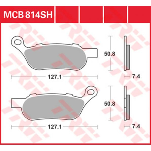 Тoрмозные колодки MCB814SH