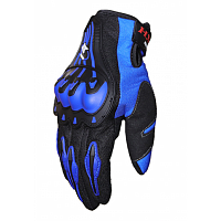 Текстильные мотоперчатки Pro-Biker MCS-18 Blue