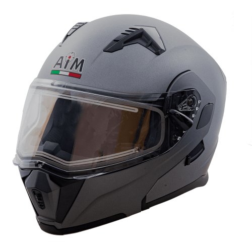 Шлем Снегоходный(б/м) AiM JK906 Grey Metal