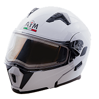 Шлем Снегоходный(б/м) AiM JK906 White Glossy