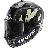 Шлем интеграл Shark SPARTAN RS STINGREY MAT Antracite/Antracite/Blue