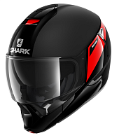 Шлем модуляр Shark EVOJET KARONN MAT Black/Red/Black