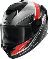 Шлем интеграл Shark SPARTAN GT PRO TORYAN MAT Antracite/Red/Black