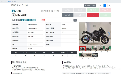 Мотоцикл KAWASAKI Ninja 400 2016, Черный фото 11