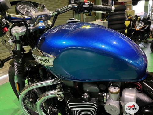 Мотоцикл TRIUMPH Bonneville Speedmaster 2020, Синий фото 9