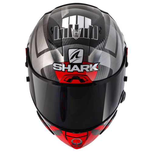 Шлем Shark RACE-R PRO GP 06 REPLICA ZARCO WINTER TEST Black/Chrome/Red фото 3