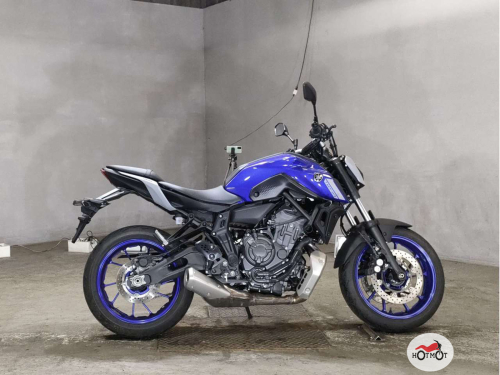 Мотоцикл YAMAHA MT-07 (FZ-07) 2022, Синий фото 2