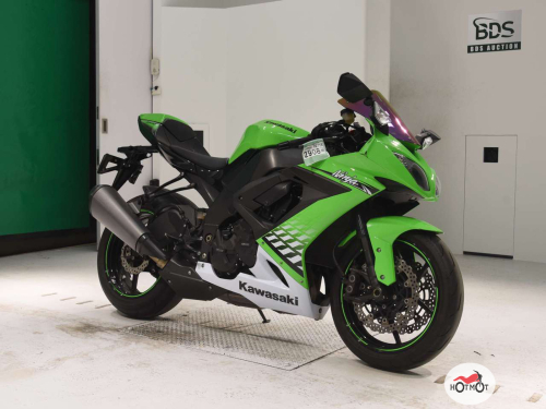 Мотоцикл KAWASAKI ZX-10 Ninja 2010, Зеленый фото 3