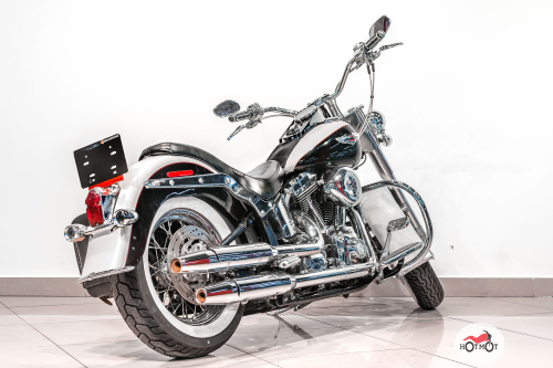 Мотоцикл Harley Davidson Softail Deluxe 2007, Белый фото 7