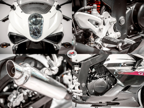 Мотоцикл HYOSUNG GT250R 2015, ЧЕРНО-БЕЛЫЙ фото 10