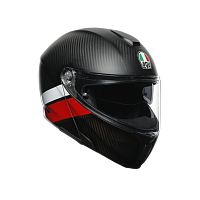 Шлем AGV SPORTMODULAR MULTI Layer Carbon/Red/White
