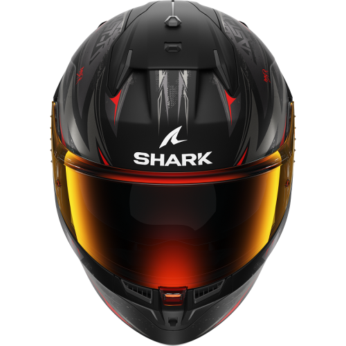 Шлем Shark D-SKWAL 3 BLAST-R MAT Black/Anthracite/Red фото 3