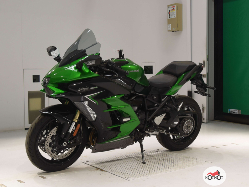 Мотоцикл KAWASAKI Ninja H2 SX 2022, Зеленый фото 4