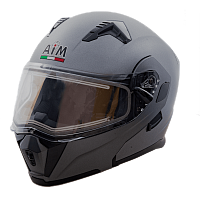 Шлем Снегоходный AiM JK906 Grey Metal