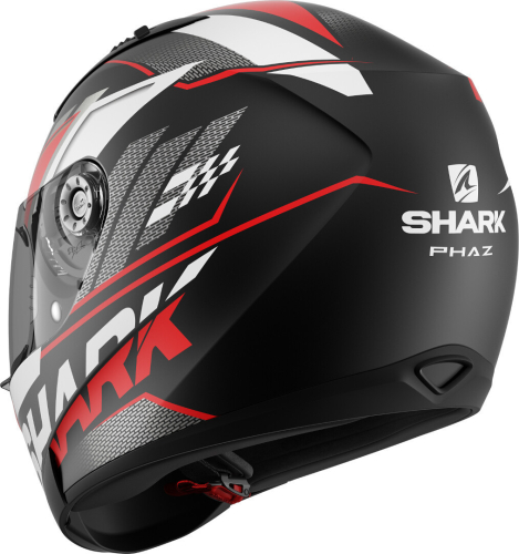 Шлем Shark RIDILL 1.2 PHAZ MAT Black/Red/White фото 3