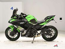 Классический мотоцикл KAWASAKI ER-6f (Ninja 650R) Зеленый