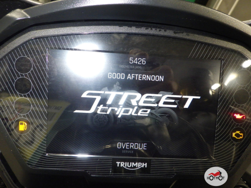 Мотоцикл TRIUMPH Street Triple 2020, СЕРЫЙ фото 7