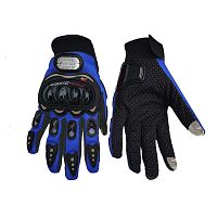 Текстильные мотоперчатки Pro-Biker MCS-01TS (TOUCH SCREEN) Blue