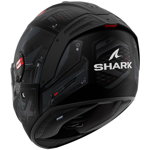 Шлем Shark SPARTAN RS STINGREY MAT Black/Antracite/Red фото 2