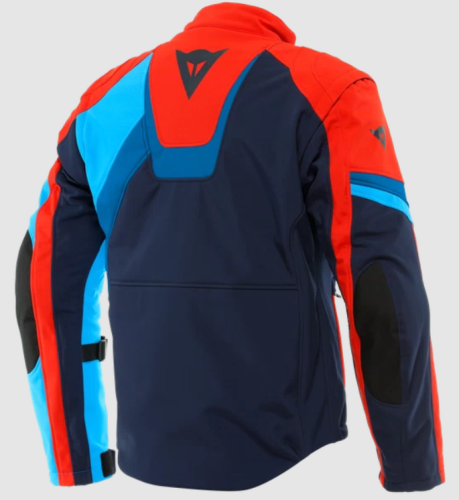 Куртка текстильная Dainese RANCH TEX JACKET Black-Iris/Lava-Red/Light-Blue фото 2