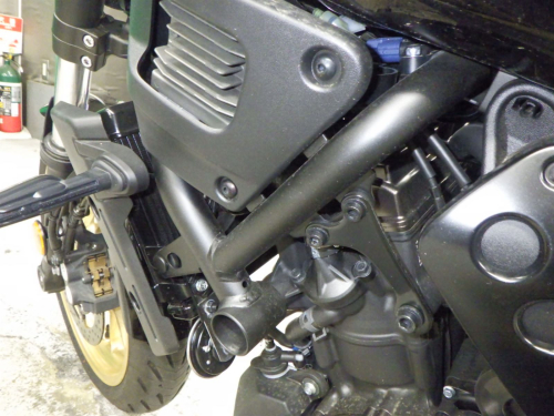 Мотоцикл YAMAHA XSR700 2023, Черный фото 12