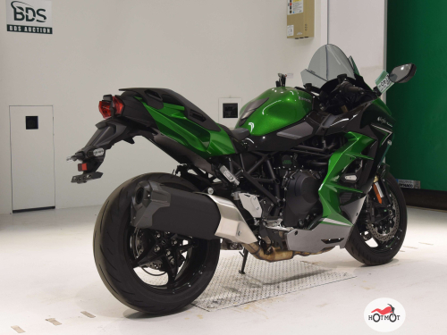 Мотоцикл KAWASAKI Ninja H2 SX 2022, Зеленый фото 5