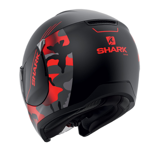 Шлем Shark CITYCRUISER GENOM MAT Black/Red фото 2