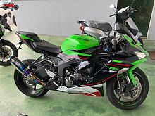 Мотоцикл Kawasaki ZX-6 Ninja 2021, САЛАТОВЫЙ