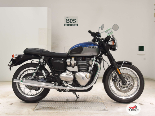 Мотоцикл TRIUMPH Bonneville T120 2021, СИНИЙ фото 2