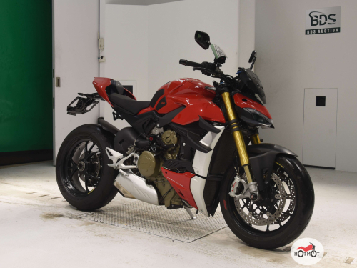 Мотоцикл DUCATI Streetfighter V4 2021, Красный фото 3