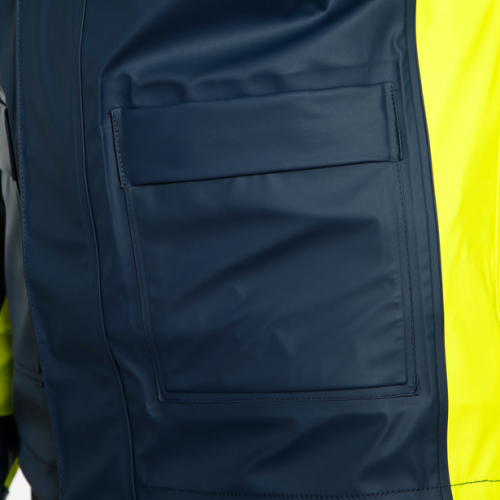 Куртка дождевая Dainese STORM 2 UNISEX JACKET Black-Iris/Fluo-Yellow фото 7