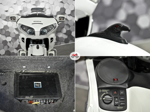 Мотоцикл HONDA GL 1800 Gold Wing 2007, Белый фото 10