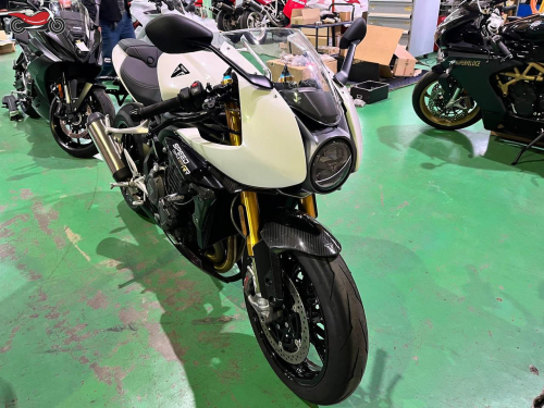 Мотоцикл Triumph Speed Triple 2023, БЕЛЫЙ фото 8