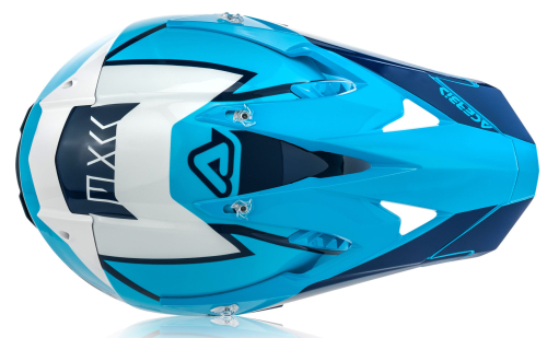 Шлем Acerbis X-RACER VTR White/Blue фото 2