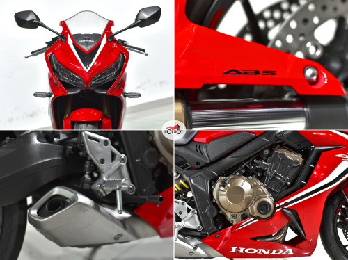 Мотоцикл HONDA CBR 650R 2020, Красный фото 10