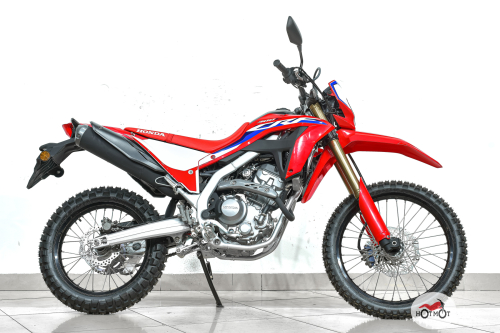 Мотоцикл HONDA CRF300L 2022, белый, красный фото 3