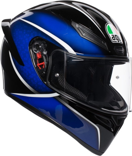 Шлем AGV K-1 MULTI Qualify Black/Blue фото 2