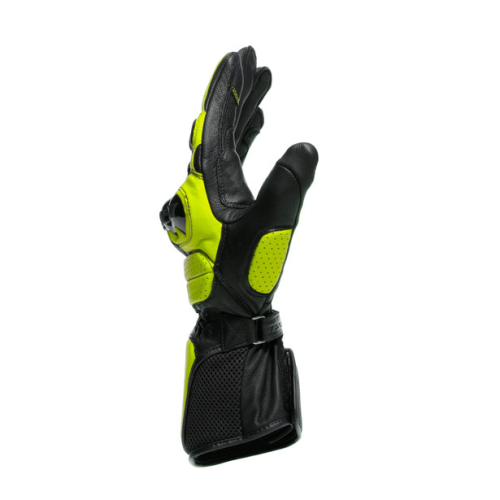 Перчатки кожаные Dainese IMPETO Black/Fluo-Yellow фото 4