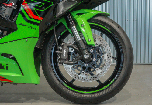 Мотоцикл Kawasaki ZX-6 Ninja 2024, ЗЕЛЕНЫЙ фото 9