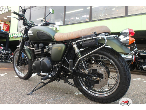 Мотоцикл TRIUMPH Scrambler 2011, Зеленый фото 4