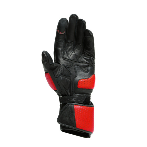 Перчатки кожаные Dainese IMPETO Black/Lava-Red фото 3