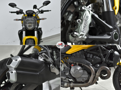 Мотоцикл DUCATI Monster 821 2018, желтый фото 10