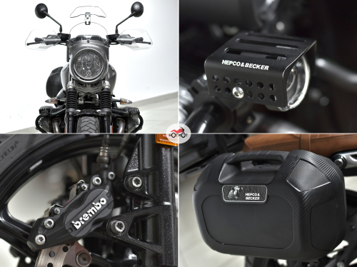 Мотоцикл BMW R Nine T Scrambler 2017, СЕРЫЙ фото 10