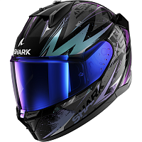 Шлем Shark D-SKWAL 3 BLAST-R Black/Green/Glitter