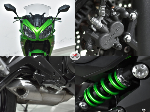 Мотоцикл KAWASAKI ER-6f (Ninja 650R) 2017, Зеленый фото 10