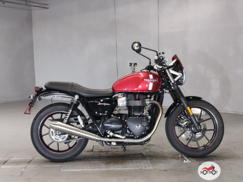 Мотоцикл TRIUMPH Street Twin 2016, Красный фото 2